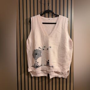 26 Degrees Pink Sweater Vest Sz‎ XXL